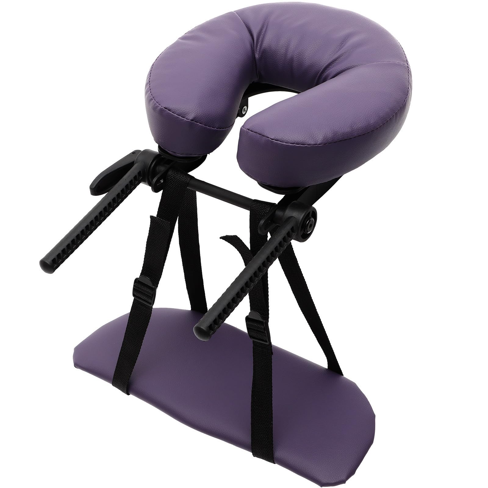Set 1 Cuscino Poggiatesta Massaggio Ergonomico a U per Lettino da Bellezza in Pu e Spugna, Design Confortevole Adatto per Spa e Supporto Testa Delicato