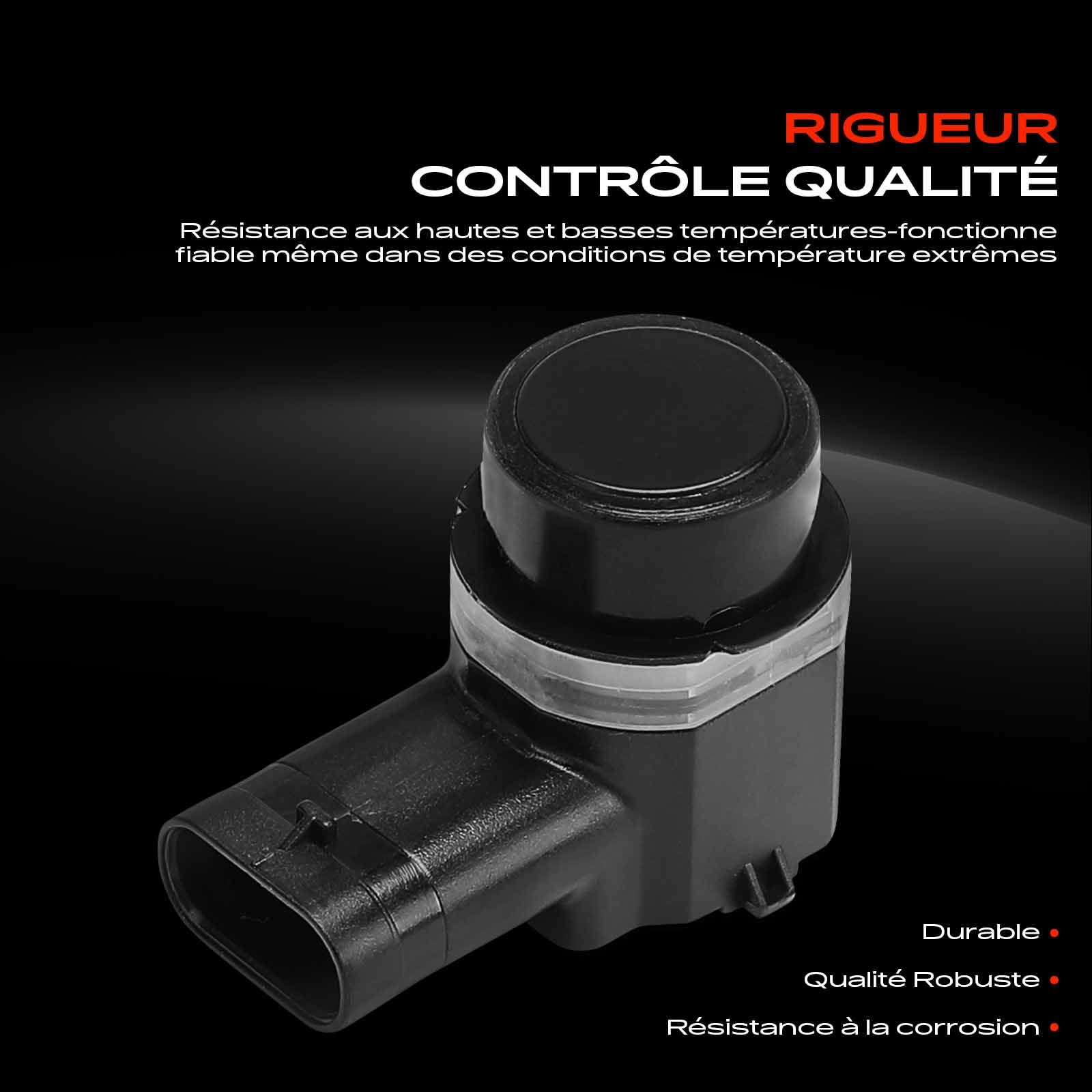 Frankberg 4x Capteur de stationnement PDC Vorne Compatible avec A3 8P1 1.2L 2003-2012 T.i.g.u.a.n 5N 1.4L 2007-2018 Toura.n 1T1 1T2 1.4L 2003-2010 Toura.n 1T3 1.2L 2010-2015 Remplacer# 1T0919275A