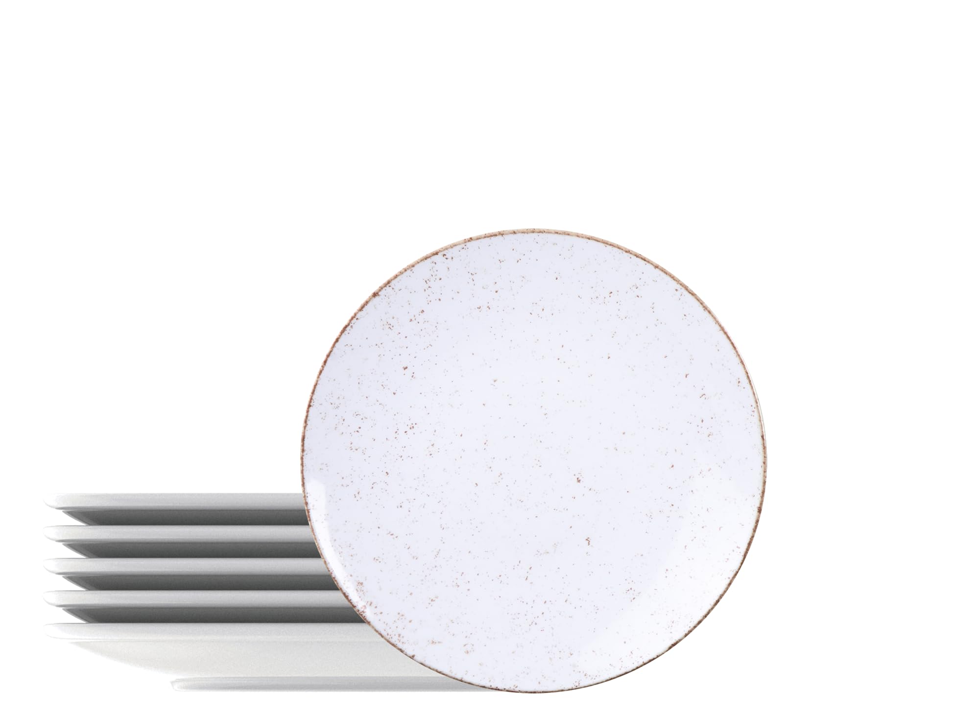 Tramontina Rustico 21cm Porcelain Decorated Round Dessert Plates Set of 6