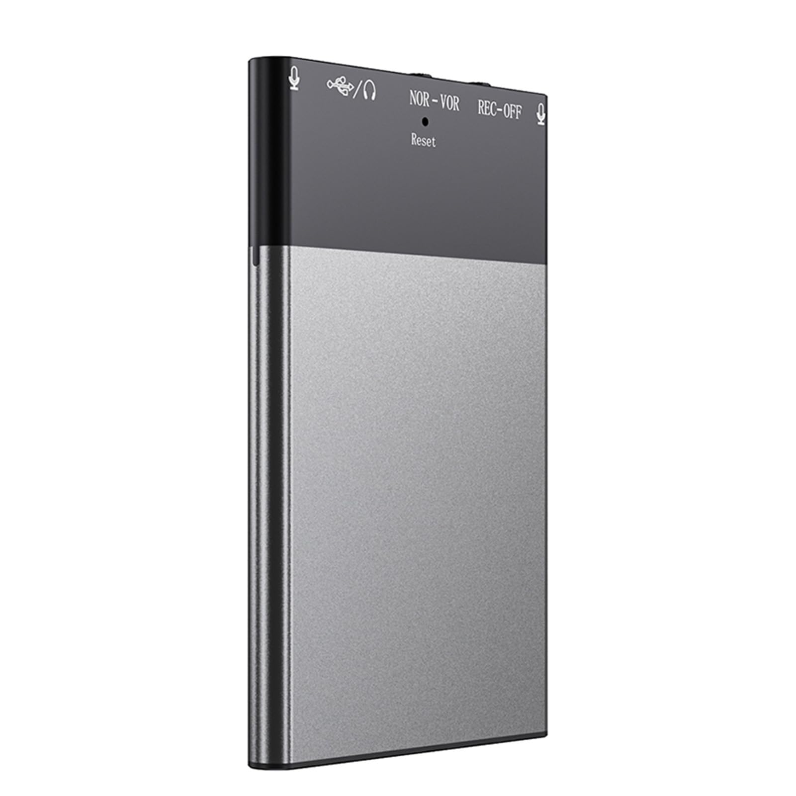 Denash Digital Voice Recorder AI, APP Control 100+ Languages Transcribe for Meetings, Easily Attach to Phone, 12 Hours Continuous Recording, Lightweight, Standalone Recording with (64G)