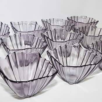 ウランガラス茶碗 Amazon.co.jp: アンティーク ウランガラス カップ 小鉢 11客