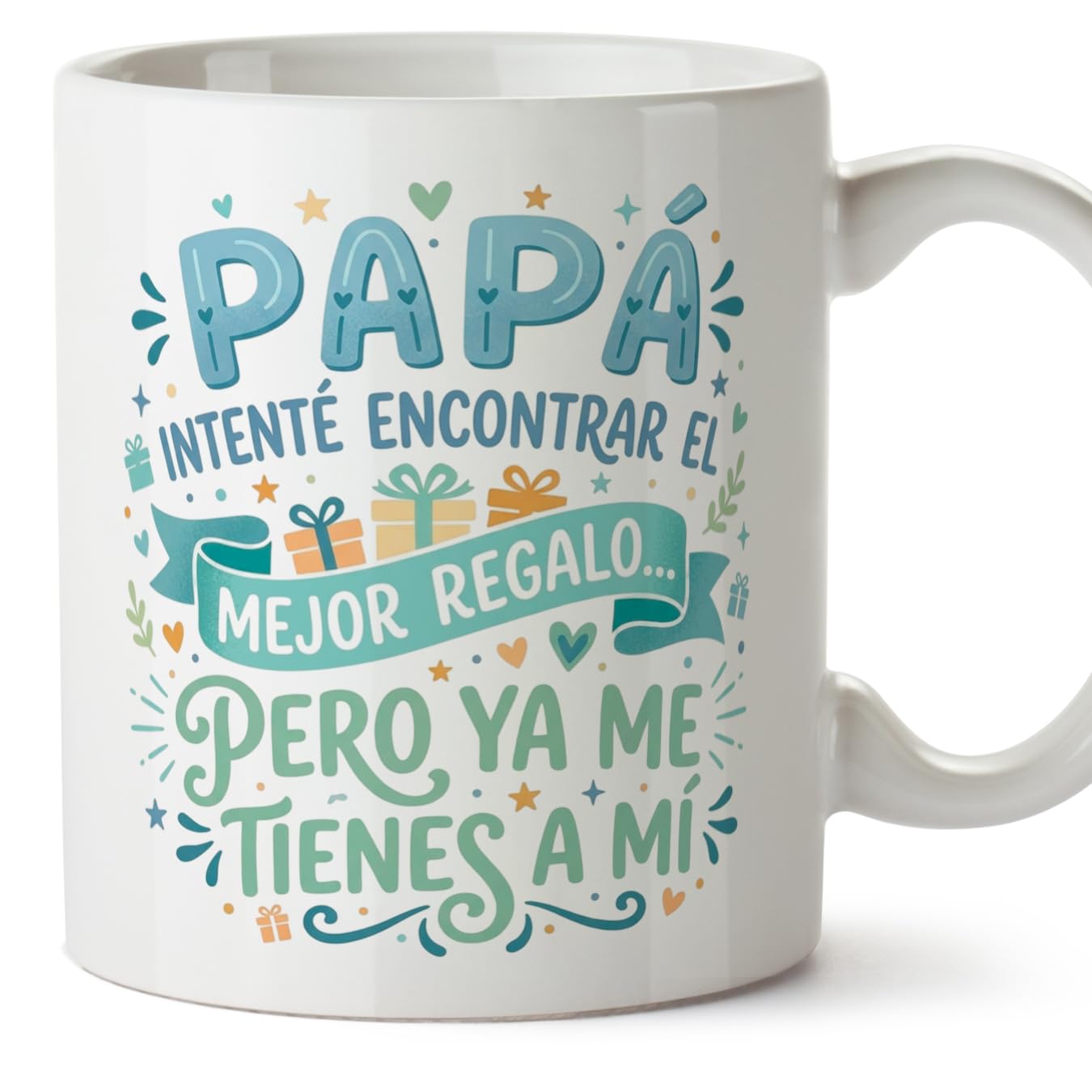 MUGFFINS Taza mamá con frase Para el mundo eres una madre pero para la familia eres el mundo en Español | regalo madre | 330 Ml 11 oz | Idea original para regalar | progenitores v1 — view 16