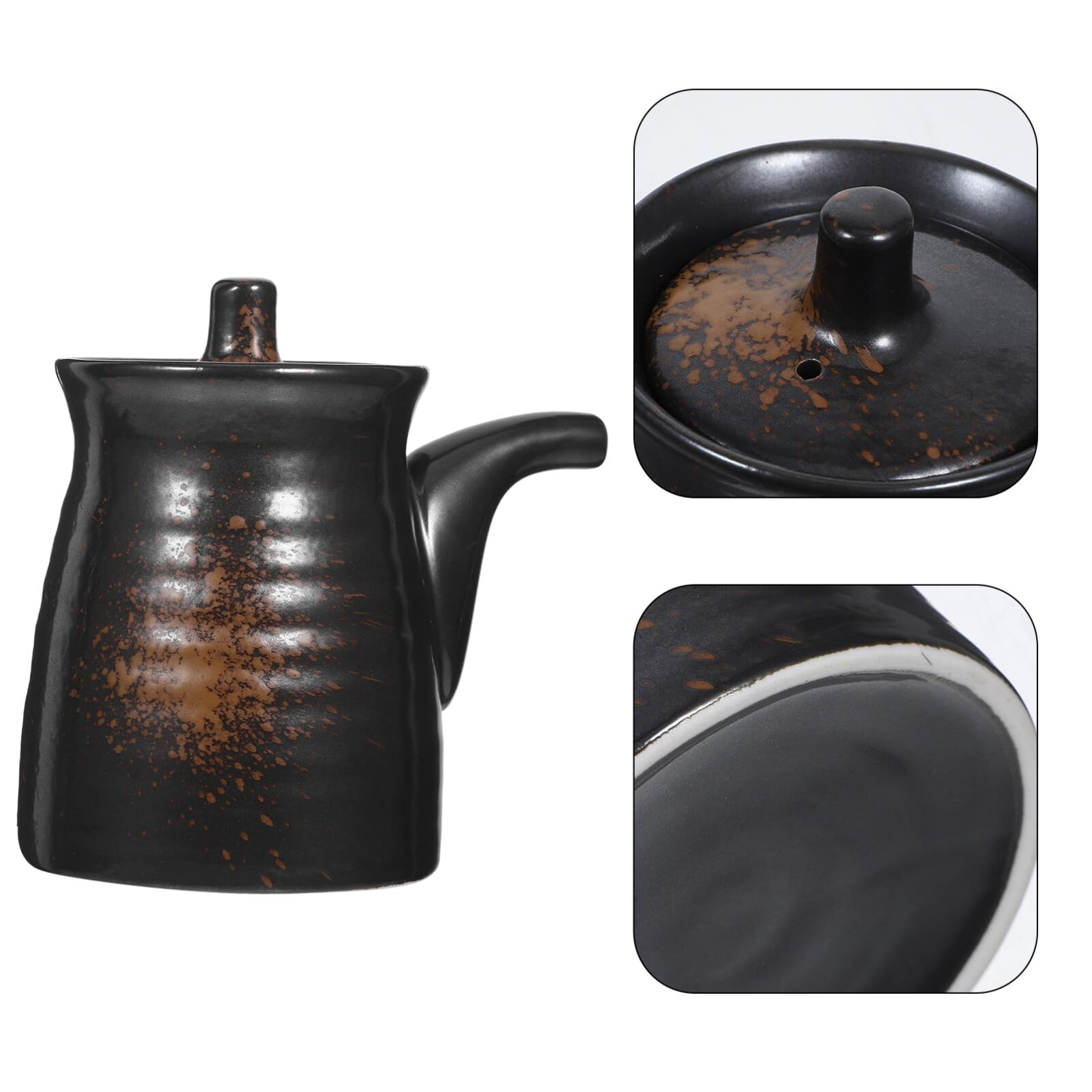 Keramik Öltopf Asiatisch - Elegante Saucenflasche Für Die Küche