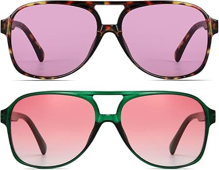 サングラス　vintage eyewear 70s Retro Square 70s Sunglasses for Men Women Vintage Trendy Sun