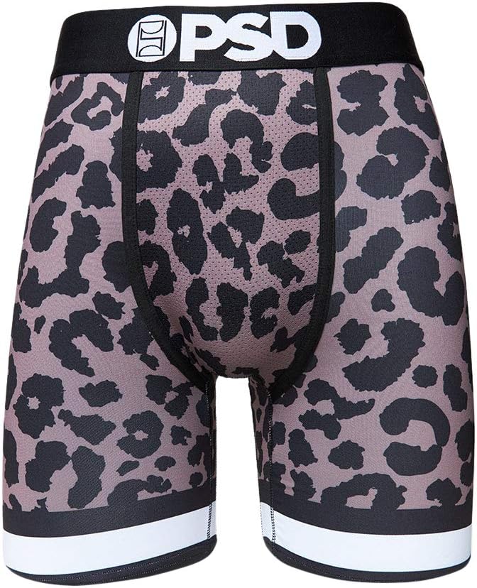 PSD Underwear Men's Stretch Elastic Wide Band Boxer Brief Underwear