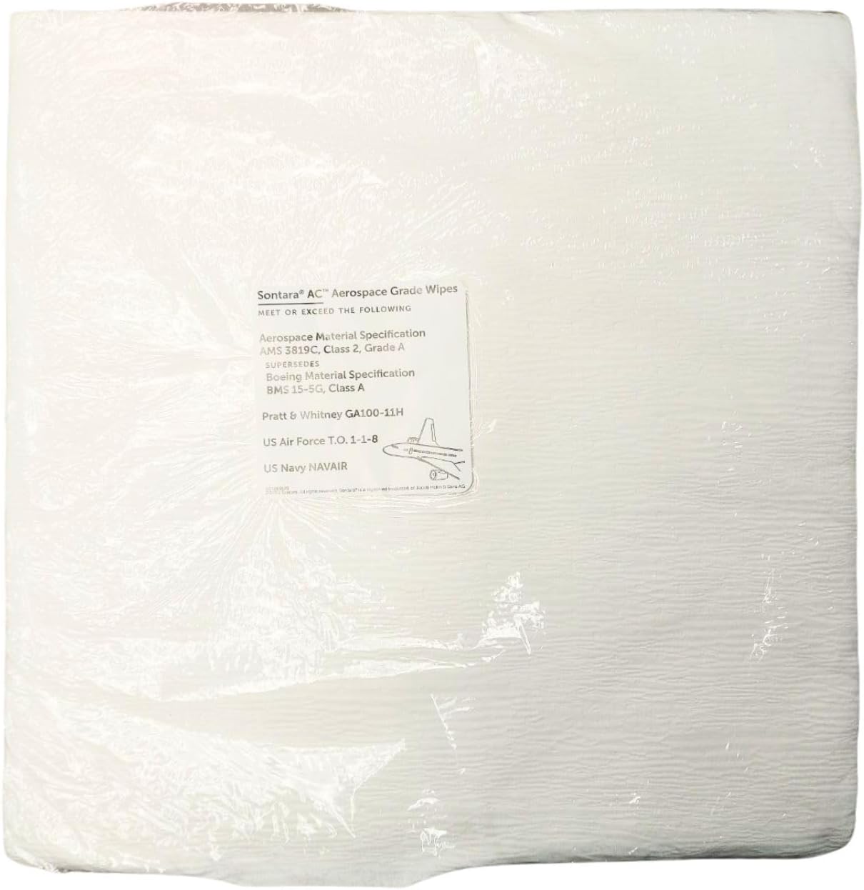 Sontara AC1212 Aerospace Grade Wipes, 12 in x 12 in., 1000/case