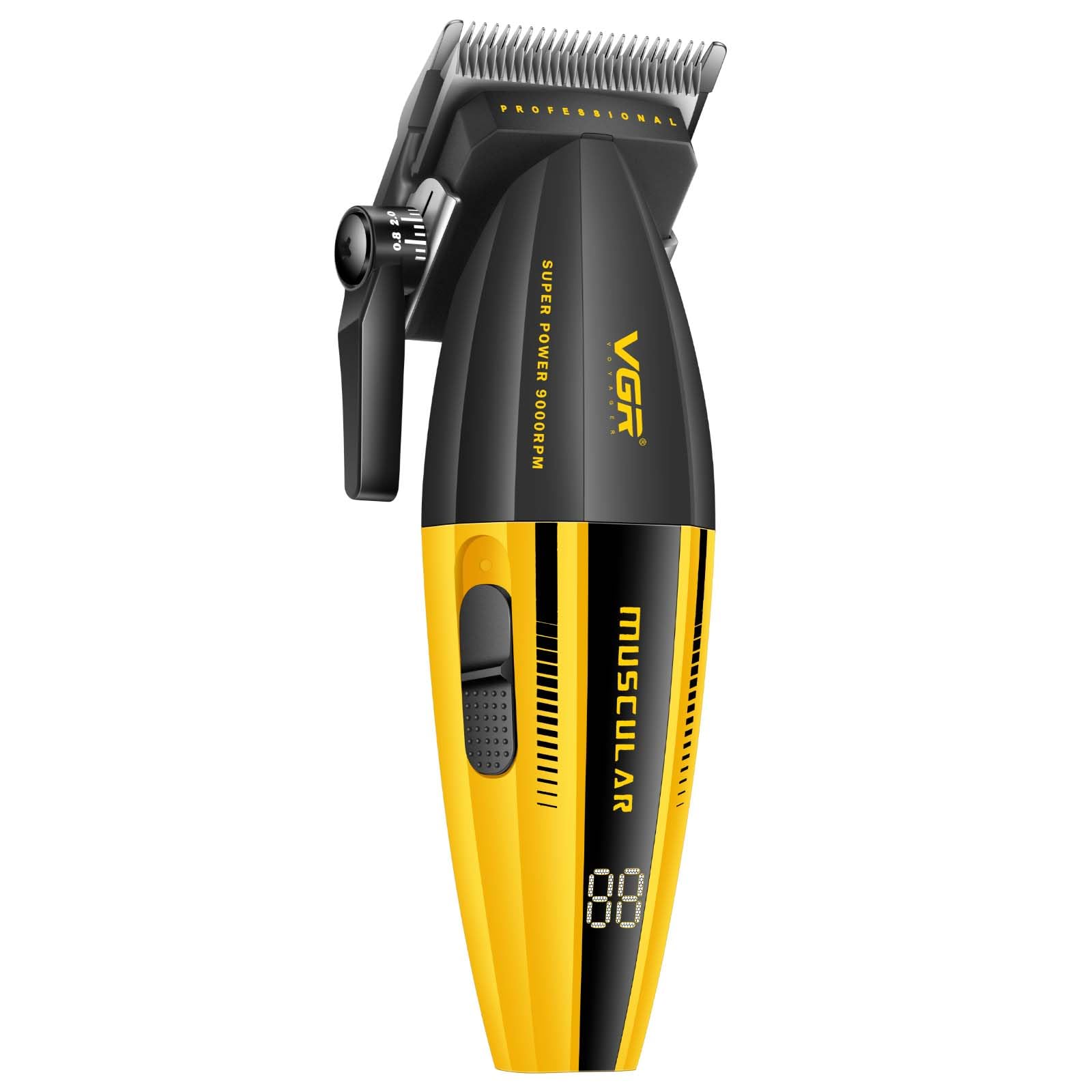 VGR 285 Fresh Fade Tondeuse à Cheveux Hommes Professionnel, 9000 RPM Tondeuse Pro Sans Fil pour Coupe de Cheveux Compacte Légère Polyvalente avec Indicateur LED, USB Rechargeable