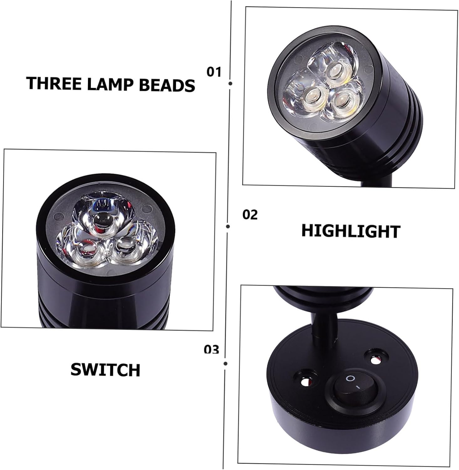 Led Wall Lamp Ultra-Thin Aluminum Ceiling Light for Rv Yacht and Home Use Energy Efficient Warm White Lighting with High Brightness and Low Power Consumption