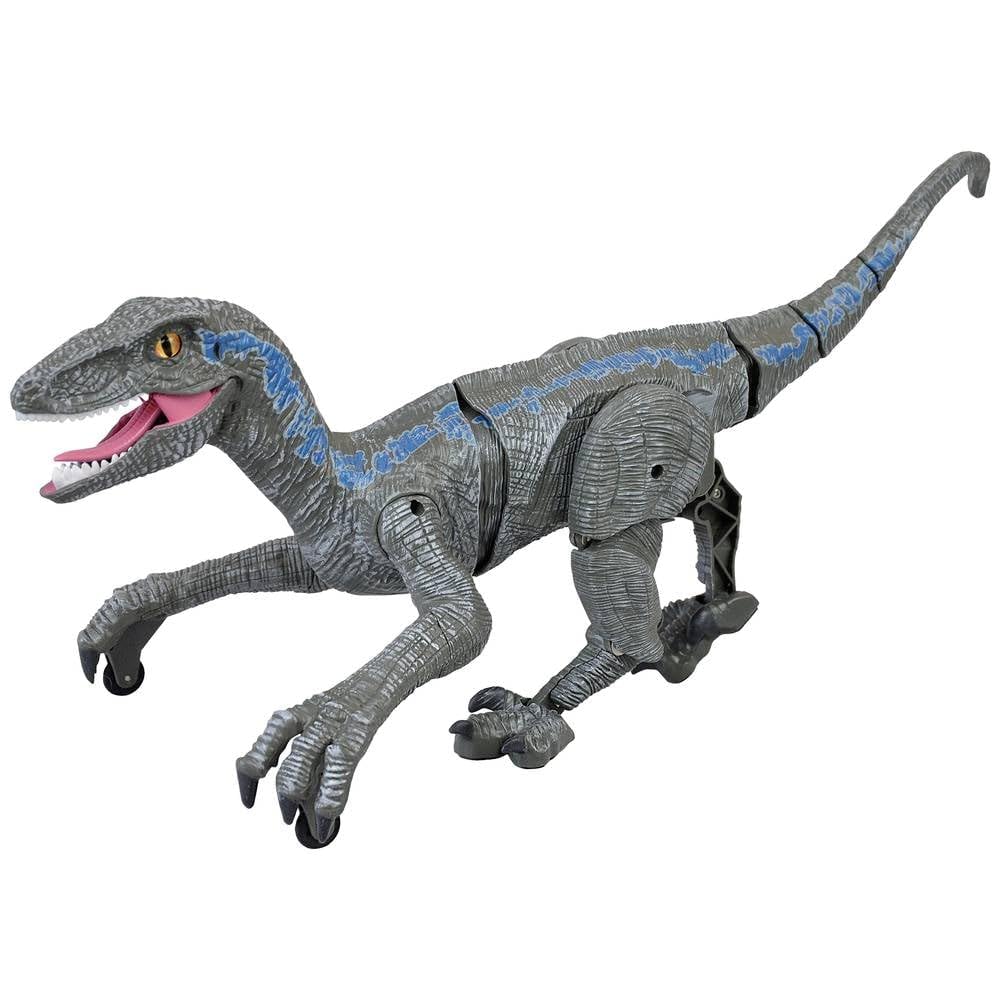 Amewi 40009 - Robot dinosauro telecomandato, 2,4 GHz RTR, grigio