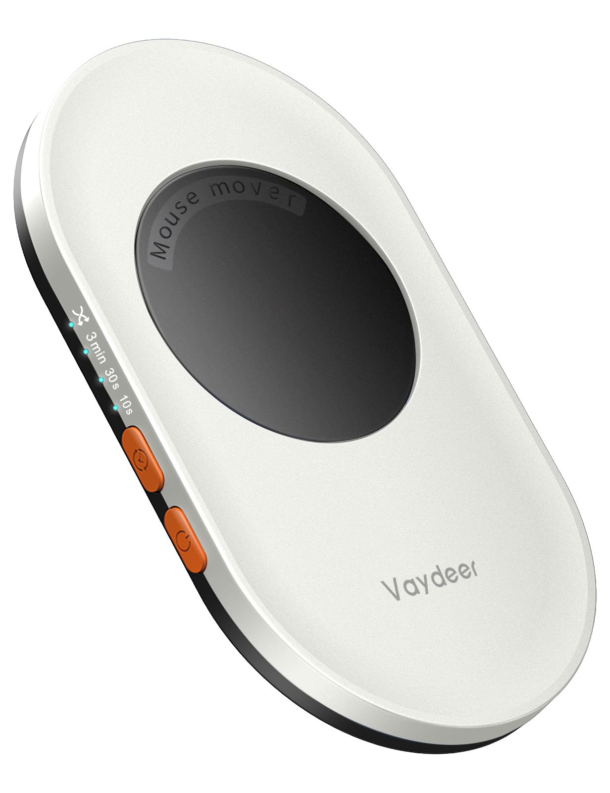 VAYDEER Ultra Slim Mouse Mover with Adjustable Interval Timer, Undetectable & Noiseless Jiggler Simulates Realistic Movement, Driver-Free Shaker for Keeping the PC Active and Secure.