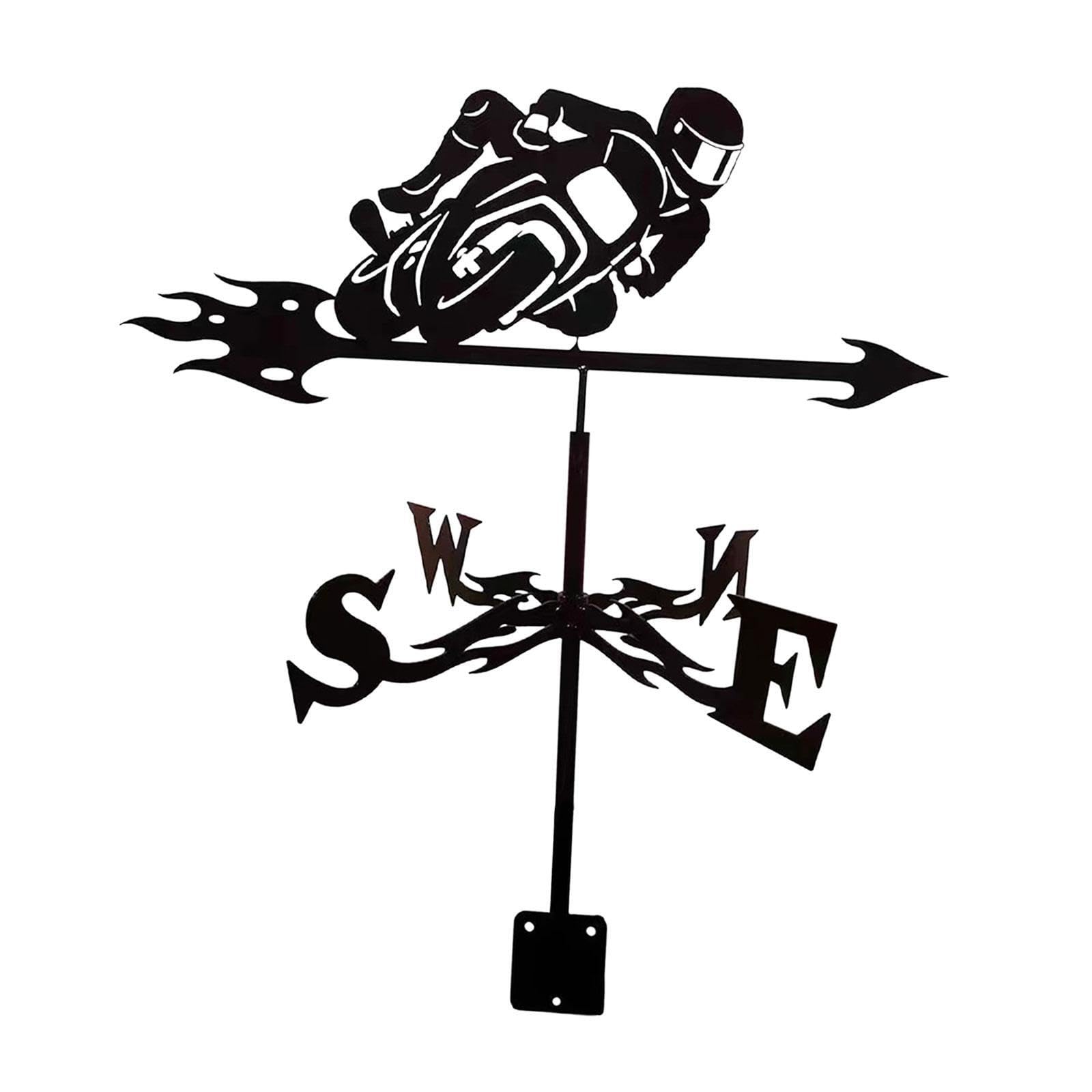 AMSLSIU Wind Vane Roof Yard Decoration Accessories Decor Unique Craftsmanship Captivates All Garden Lovers And Not Easy To Deform Or Break. Wind Direction