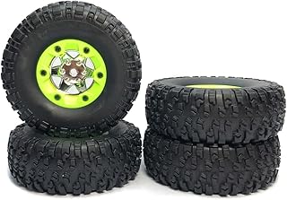 KingVal Replacement 2PCS Left + 2PCS Right Wheel Tyre Tire RC Parts Compatible with WLtoys 12428 1/12 RC Car