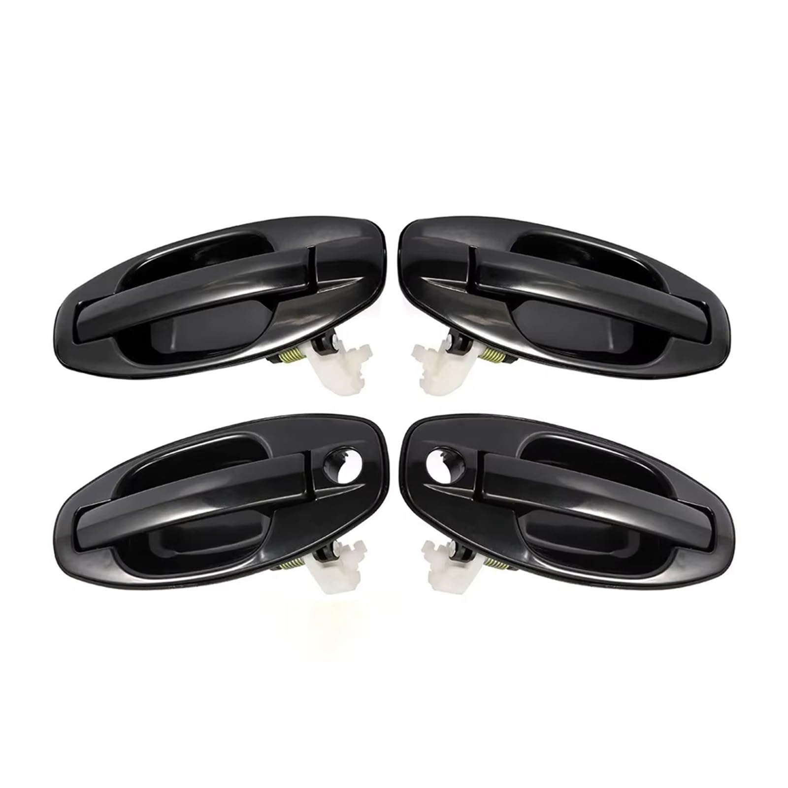 ZhanNuoBHd for Hyundai for Santa for Fe 2001 2002 2003 2004 2005 2006 8265026000 8266026000 4pcs Outside Exterior Door Handle Vehicle Exterior Outer Door Handle