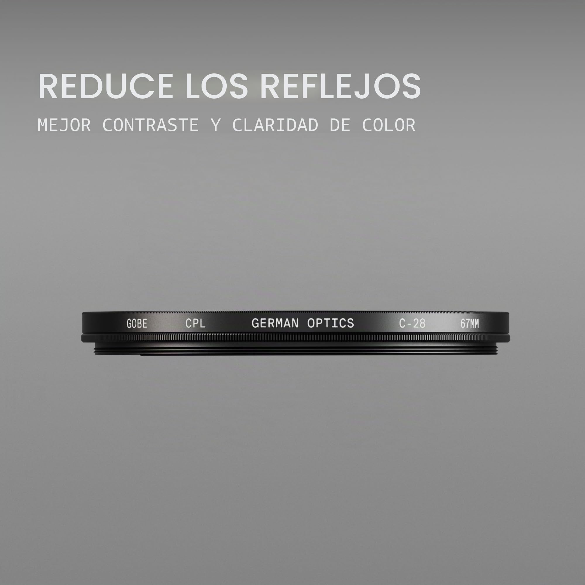 Gobe - Filtro para Objetivo de Polarizado Circular (CPL) 67 mm (Pro)