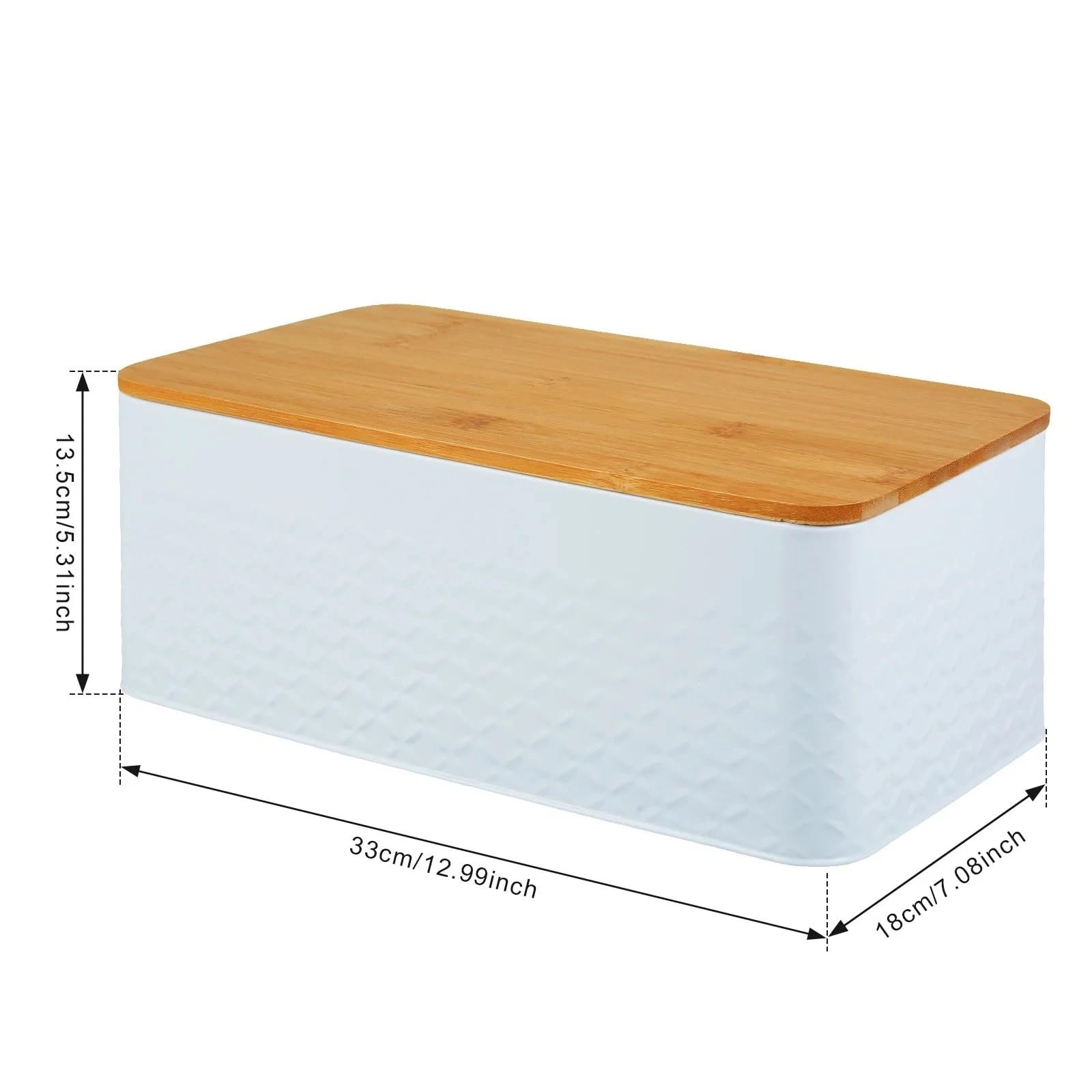 Caja de pan con tapa madera Para Pan