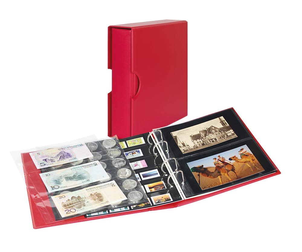 Album universel Lindner S3542PK-1 évite la poussière sur vos précieuses cartes et photos