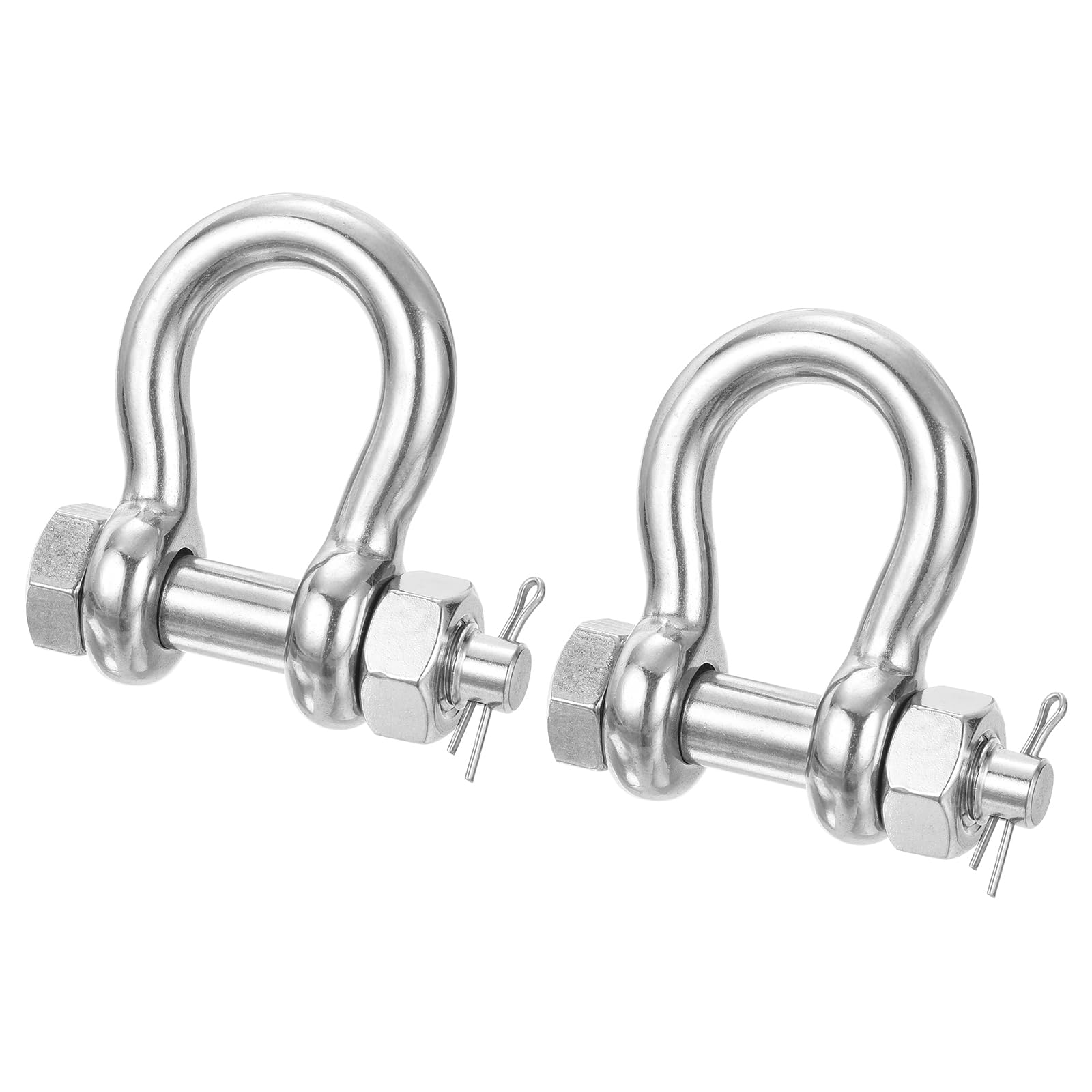 Amazon.co.jp: PATIKIL シャックル 9.5 mm 12 mmボルト付き 2204lbs 2 