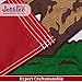 Jetlifee California State Flag 3x5 Ft 3 Layers Double Sided Embroidered Sewn Stripes and Brass Grommets Best 3 x 5 Foot USA Flag and California Flag for Outside (Embroidered)