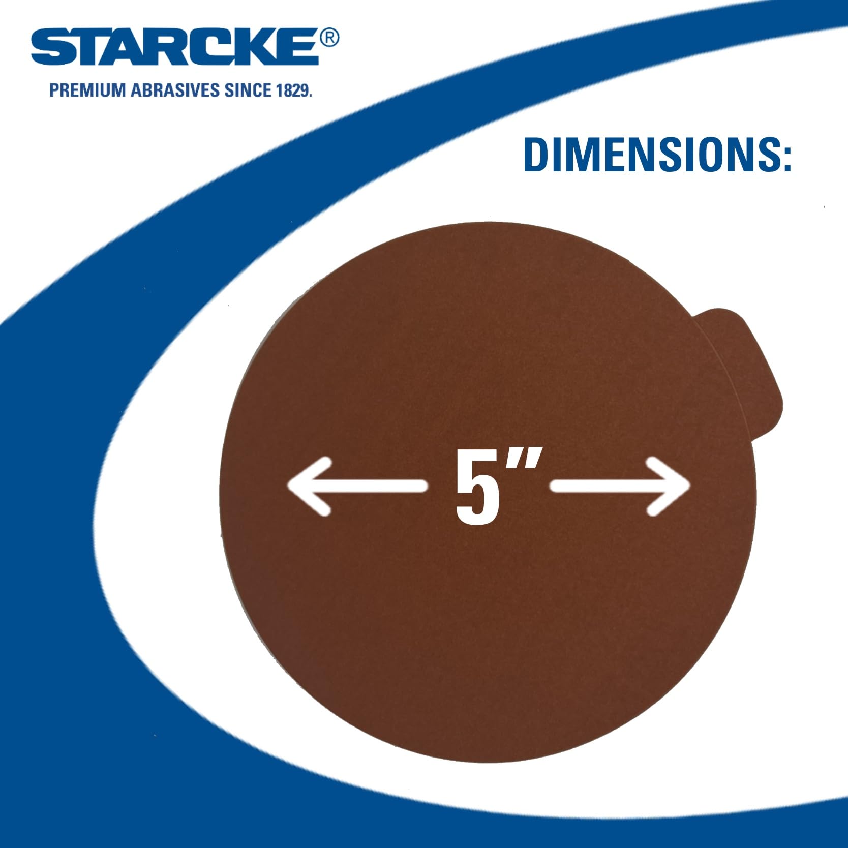 5 Inch Sanding Discs 80 Grit - 50 Pack PSA Adhesive For Orbital Sanders