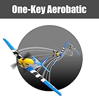Vista 8 de GoolRC Avión RC, avión de control remoto de 2.4 GHz 4 canales, avión RC listo para volar con giroscopio de 6 ejes, avión RC juguetes de vuelo