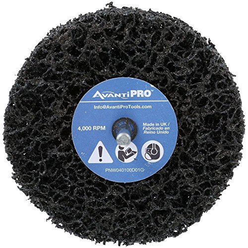 Avanti Pro PNW040100D01G 4 in. x 1 in. Non-Woven Drill Mount Quick-Strip Disc