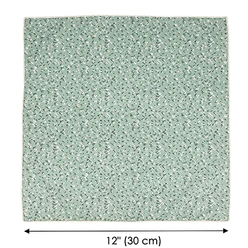 Image of Kebocis Men's Floral Pocket Square Handkerchief for Men