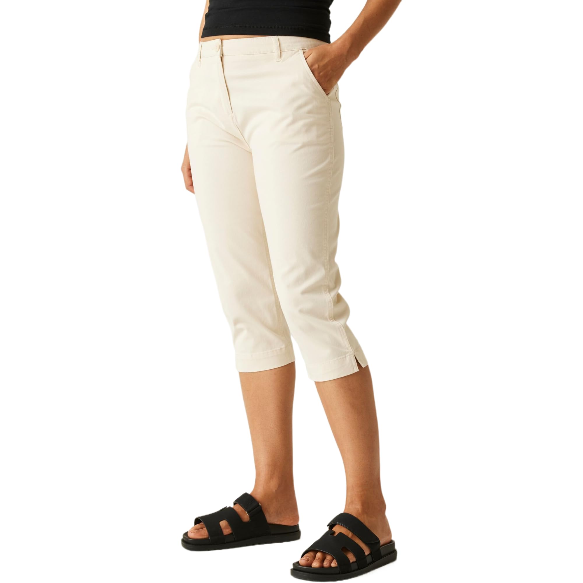 Regatta - Women's - Capri Trousers - Cream - Size 16