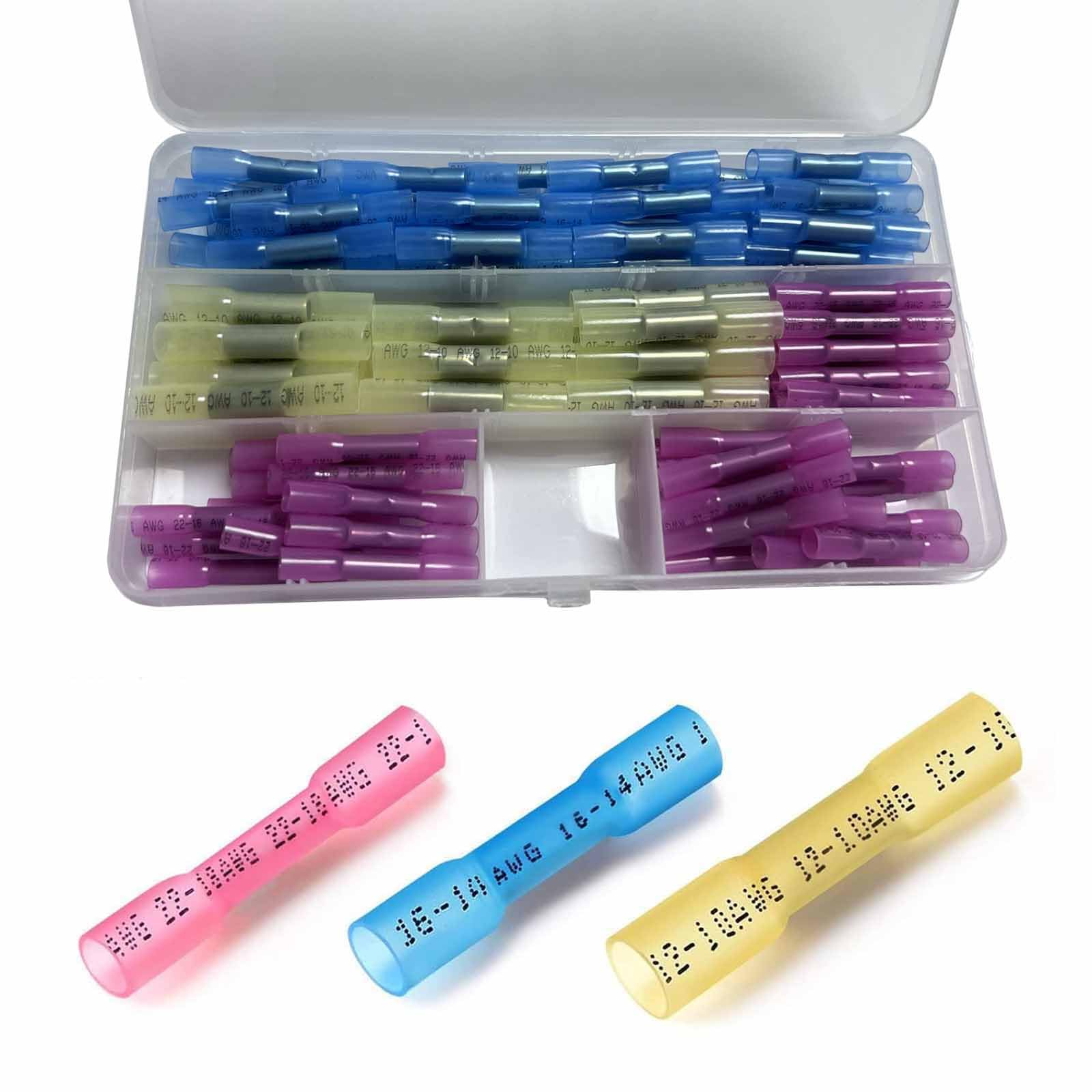 もる Amazon.co.jp: ALLVD 100個【40赤、40青、20黄】圧着接続端子