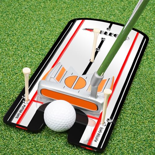 Golf Putting Mirror with Putter Line