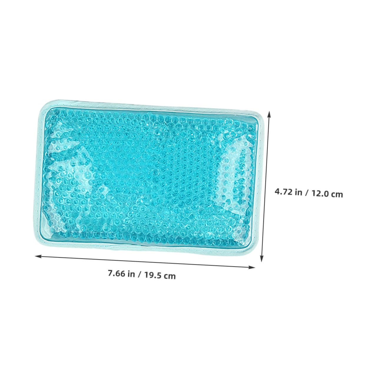 VILLCASE 3 Pezzi Sacchetti in Gel Termico Riutilizzabili per Terapia Calda e Fredda, Cuscinetto in Pvc per Collo e Schiena Impacco Termico e Refrigerante