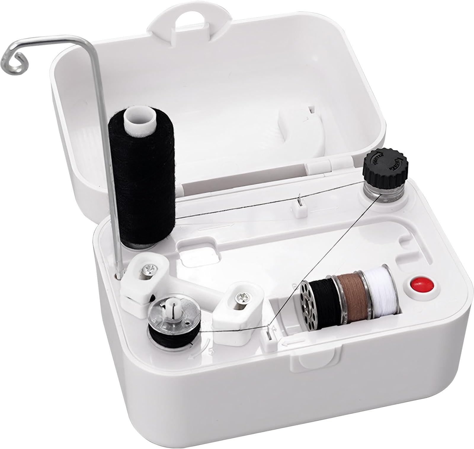 Electric Bobbin Winder Automatic Bobbin Winder for Sewing Machines USB/Battery Powered Portable Bobbin Winder Household Electric Bobbin Winding Machine for Sewing Crafts Projects