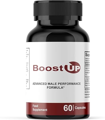 BoostUP - Boost Up Male Performance -Supports a Healthy Blood Flow - Natural Ingredients - 60 Capsules / 1 Bottle