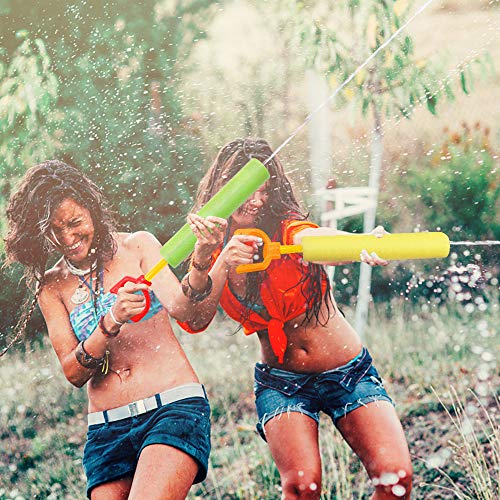 ToyerBee Water Gun, 6 Pack Water Guns for Kids-Pool Toys-Shoots Up to 35 Ft, Water Blaster Squirt, Water Cannon for 4.5.6.7 Year Old Boys& Girls& Adults, Pools Party& Water Toys