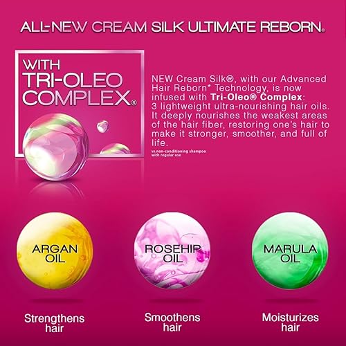 Miniatura 6 de Lote de 2 acondicionadores Cream Silk destacados recto para cabello liso Creamsilk 6.1 fl oz