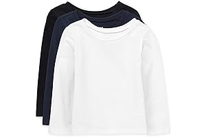 White Long Sleeve Toddler Shirt