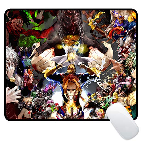 Hero Mouse Pad Anime Gaming Mouse Pad Mouse Mat for Office Supplies 9.8x11.8x0.12inch