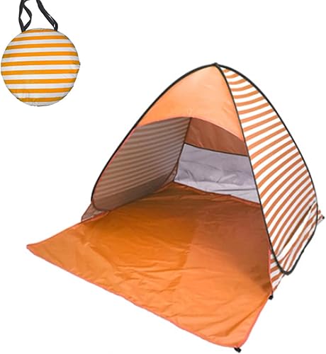 2-3 Person Beach Tent Outdoor Automatic Quick Open Camping Outdoor Quick Setup Carrying Bag Easy to Use Portable Camping Tent