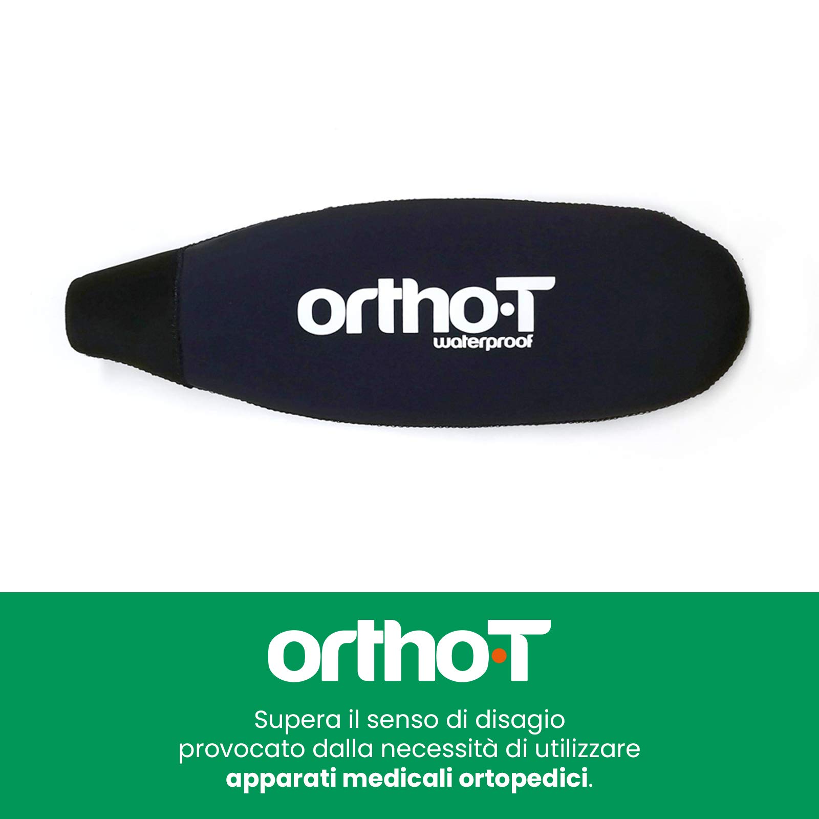 Funda impermeable de neopreno para escayola con protección contra el agua, ideal para adultos y niños, color negro, talla XS