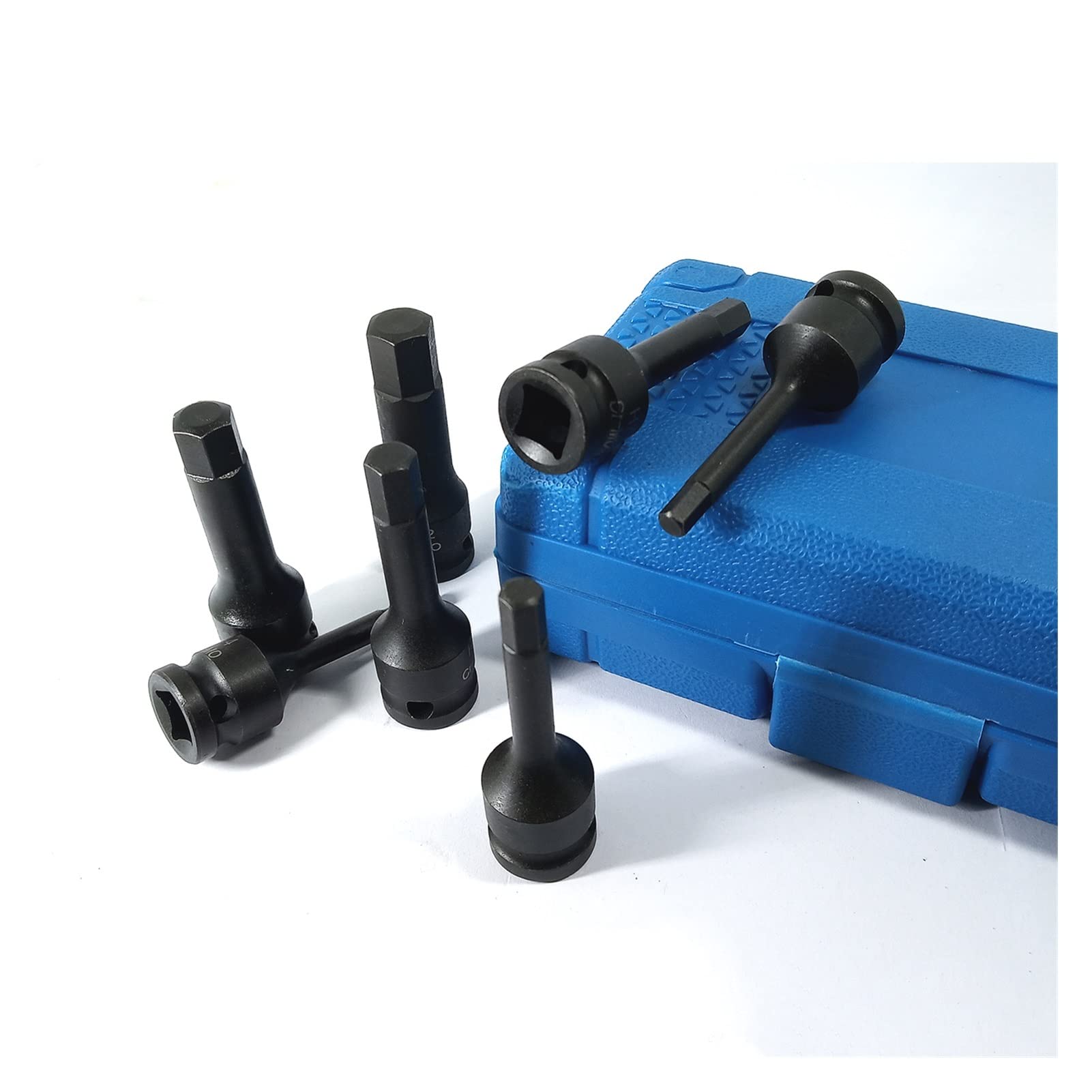 Set di presa a punta esagonale IX 7pc H4 H5 H6 H7 H8 H10 H12 Allen Keys Cacciavite Bit Bit Socket Strumenti da 3/8 "Drive quadrata wanglan