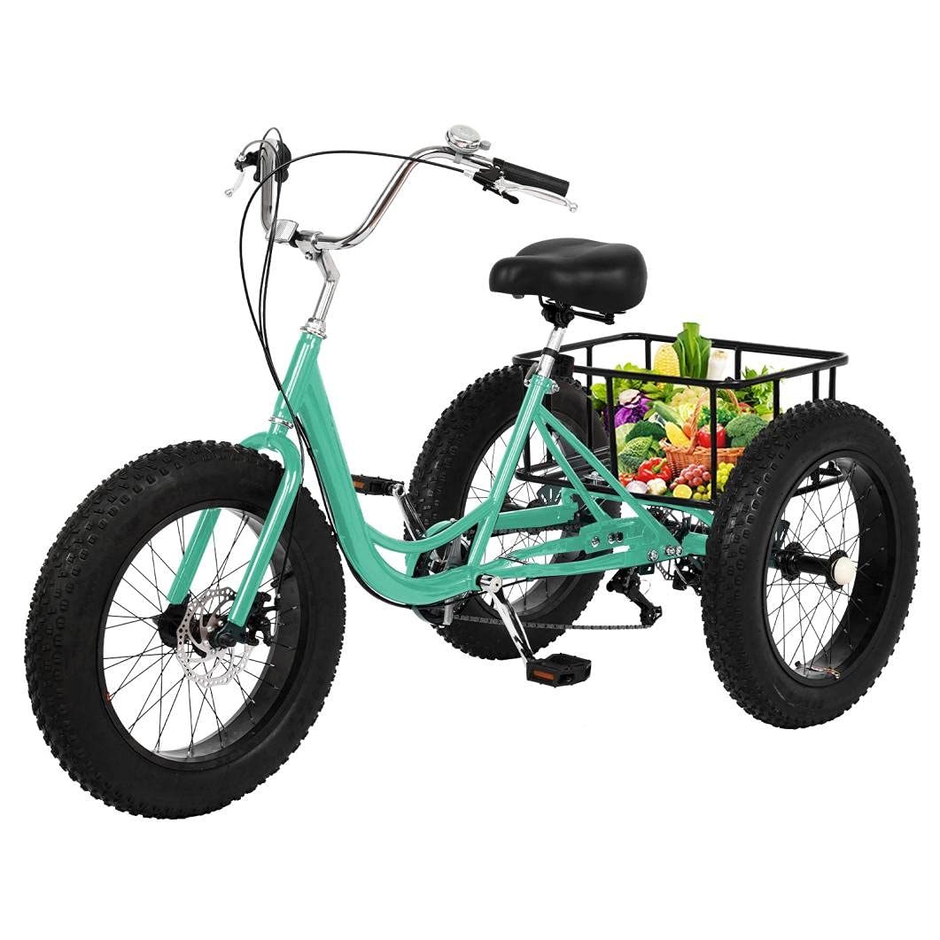 Buy 7 Speed Adult Tricycle ( TIRE), 3Wheels Cruiser Bicycle with Big