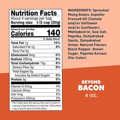 Miniatura 2 de Crunchsters Frijoles mungos germinados crujientes, proteína a base de plantas, superbocadillo y aderezo para ensalada, sin gluten, sin nueces,