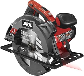 SKIL 5280-01 15 Amp 7-1/4-Inch Circular Saw with Laser Guide - Powerful Precision Cuts for Pros