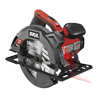 SKIL 15 Amp 7-1/4 Inch Circular Saw with Single Beam