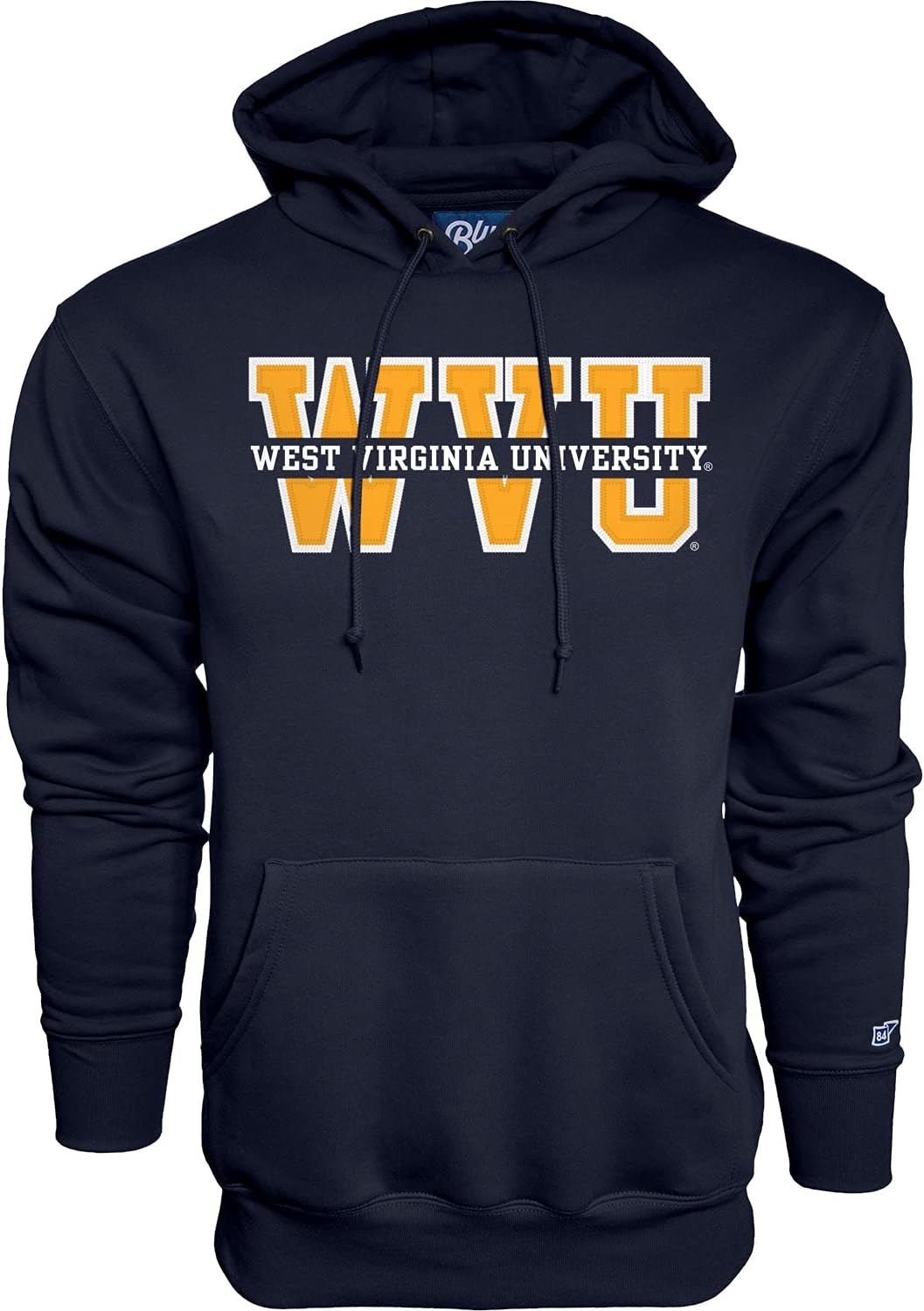 Blue 84 NCAA mens Hoodie Top Level Twill Applique