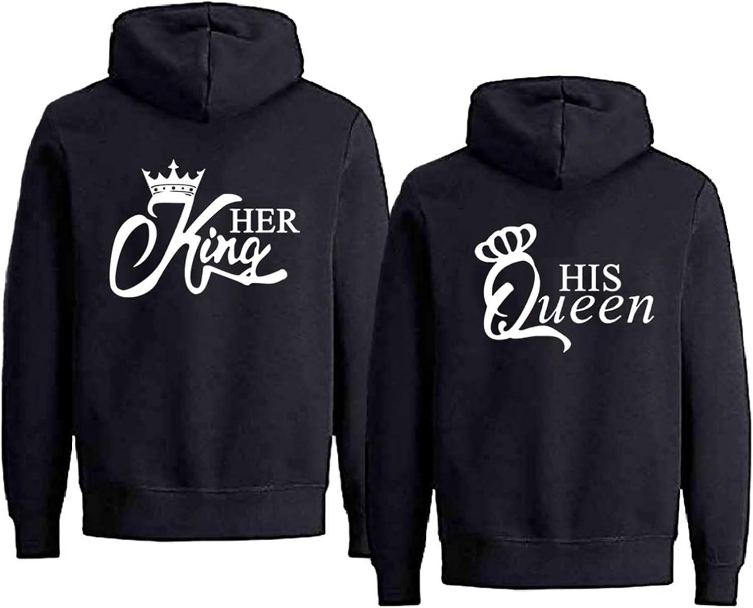 King Queen Hoodie Couple Pullover Sweatshirt His Egypt Ubuy