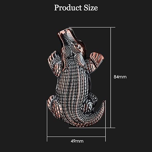 Miniatura 7 de Encendedor de antorcha de chorro, encendedor creativo de butano de cocodrilo de escritorio, encendedor de gas fresco a prueba de viento, encendedor