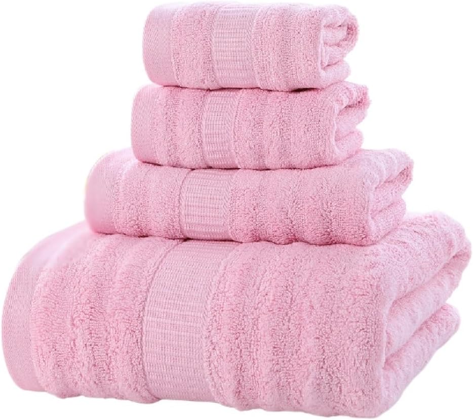 Thickened Fiber Bath Towel Adult Household Towel Square Towel Set Cotton Bath Towel