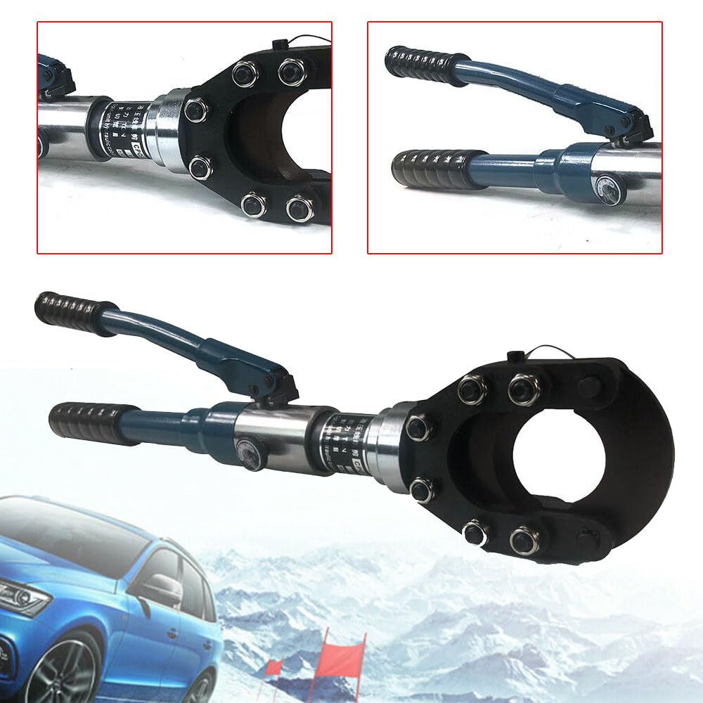 Hydrauliczne nożyce do kabli, przecinak do kabli, miedziany, nożyce do cięcia przewodów elektrycznych Fits Cu, aluminiowe szczypce do ściągania izolacji Knipex, elektryczne nożyce do kabli
