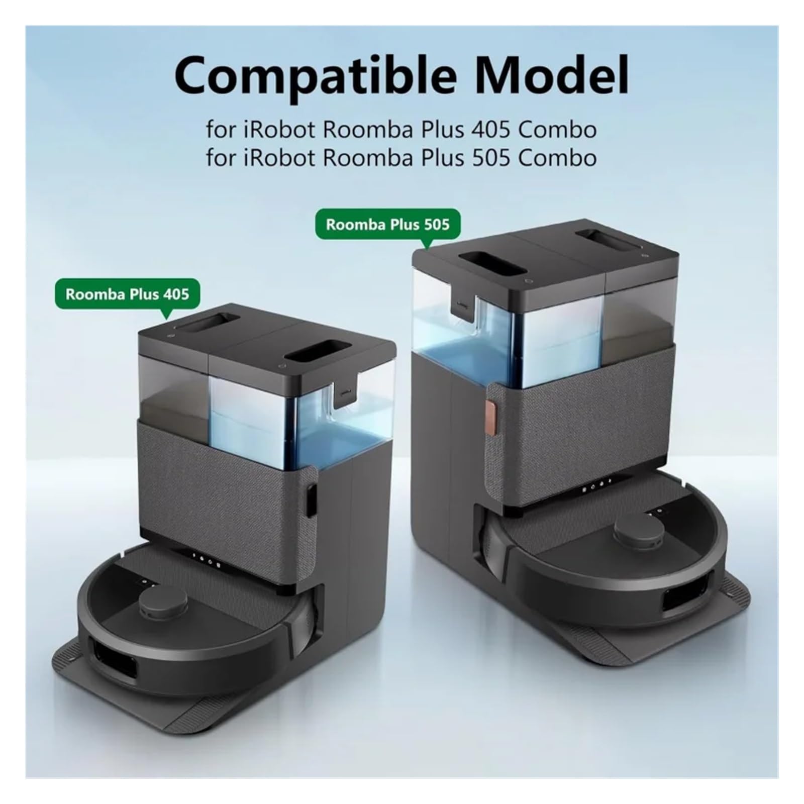 Ricambio spazzola laterale principale, sacchetto for la polvere, filtro HEPA, accessori compatibili con iRobot Roomba Plus405 Combo/Plus505 Combo Robot Aspirapolvere(13)
