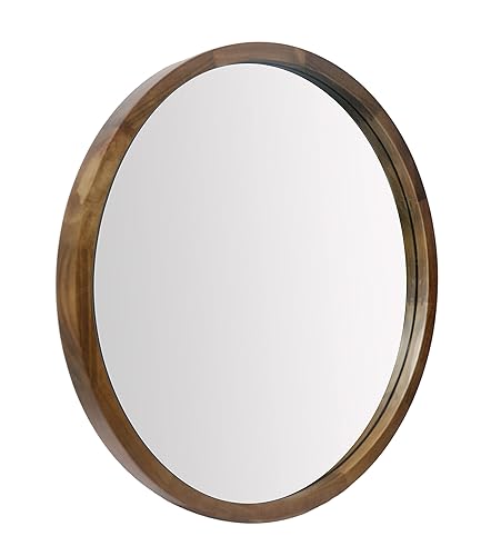 23.6 Inch Round Wall Mirror for Bathroom Large Circle Vanity